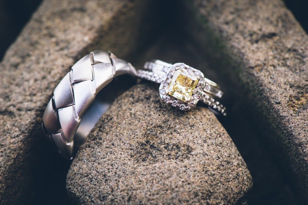 new york celebrant jackie reinking showing wedding rings