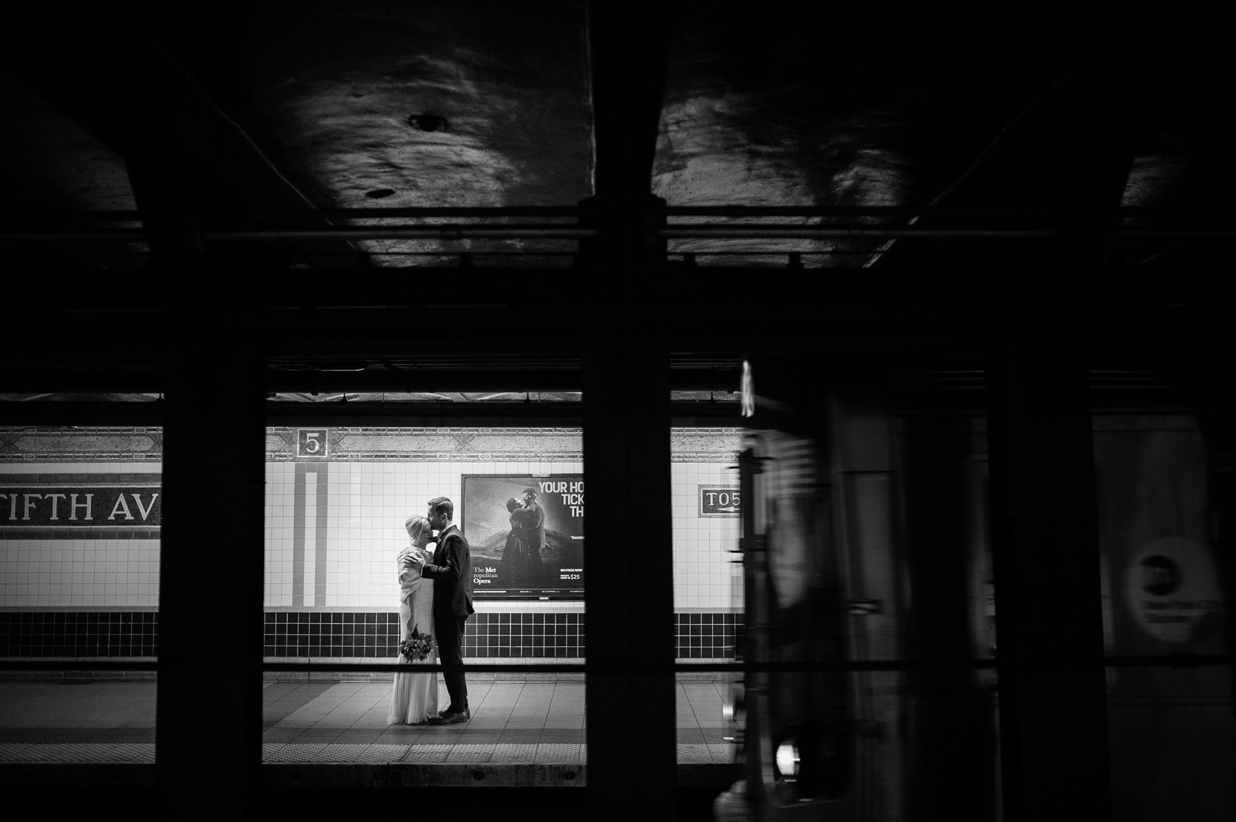 NYC Subway elopement by Jackie Reinking