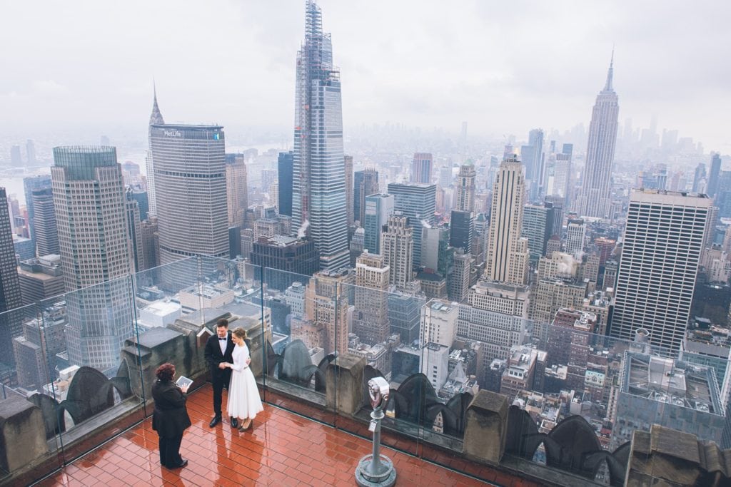 Top of the Rock Ceremony by Jackie Reinking Officiant